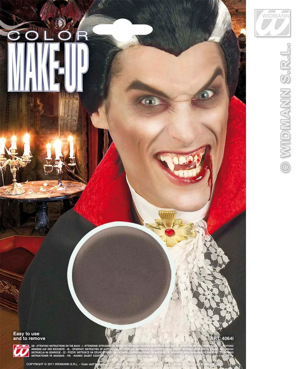 Maquillaje de Color Gris Maquillaje Halloween Widmann