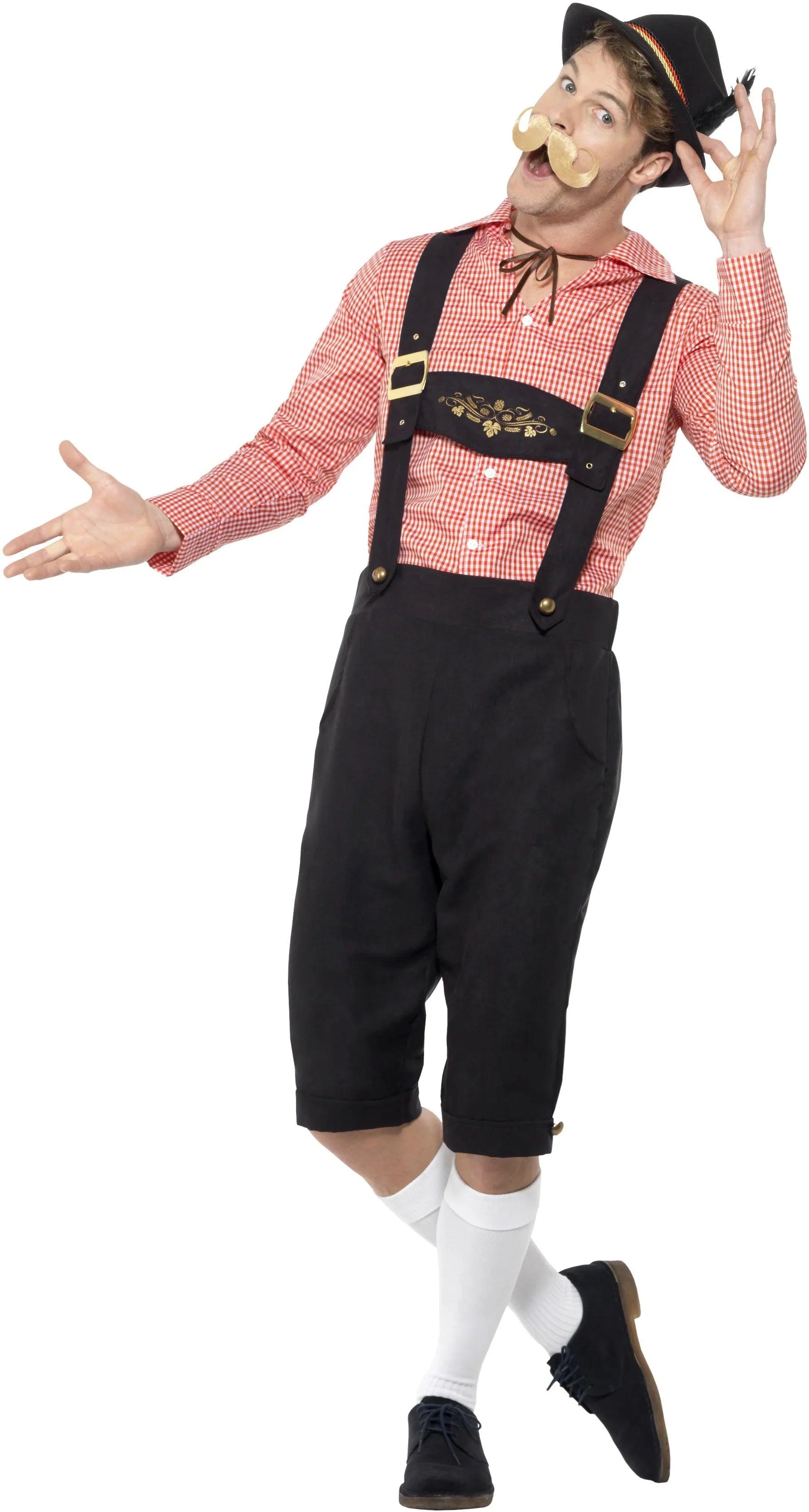 Disfraz de Bávaro Elegante para Hombre Tiroleses Oktoberfest Smiffys