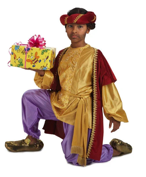 Disfraz de Paje de Baltasar Lujo para Niño Reyes Magos y Pajes El Rey del Carnaval
