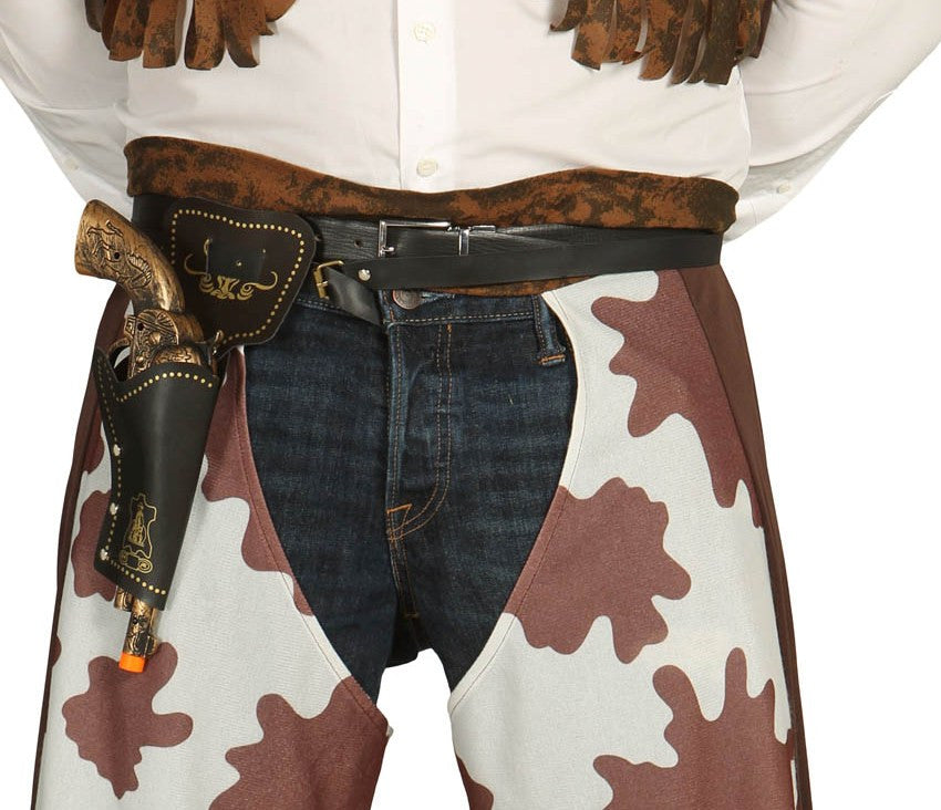 Pistola con Cartuchera y Cinturón Complementos Vaqueros Guirca