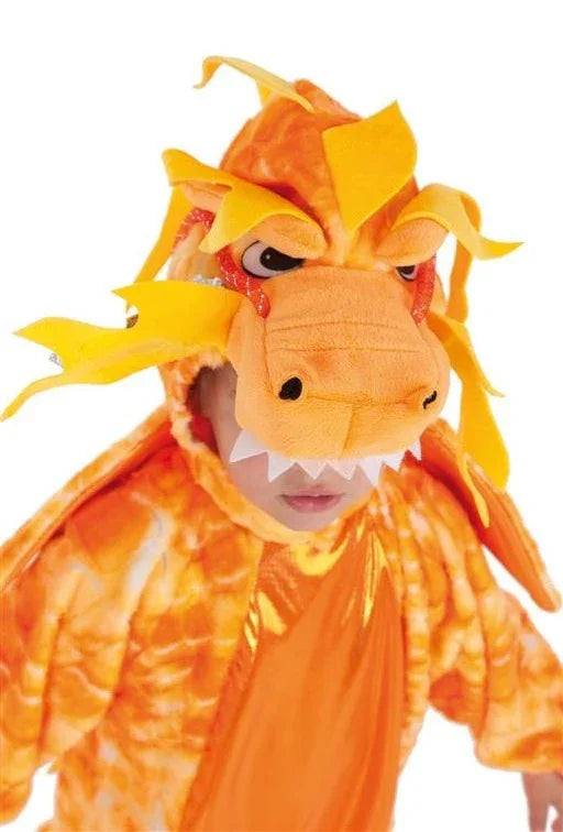 Disfraz de Dragón Naranja Infantil Dragón y Dinosaurio Llopis