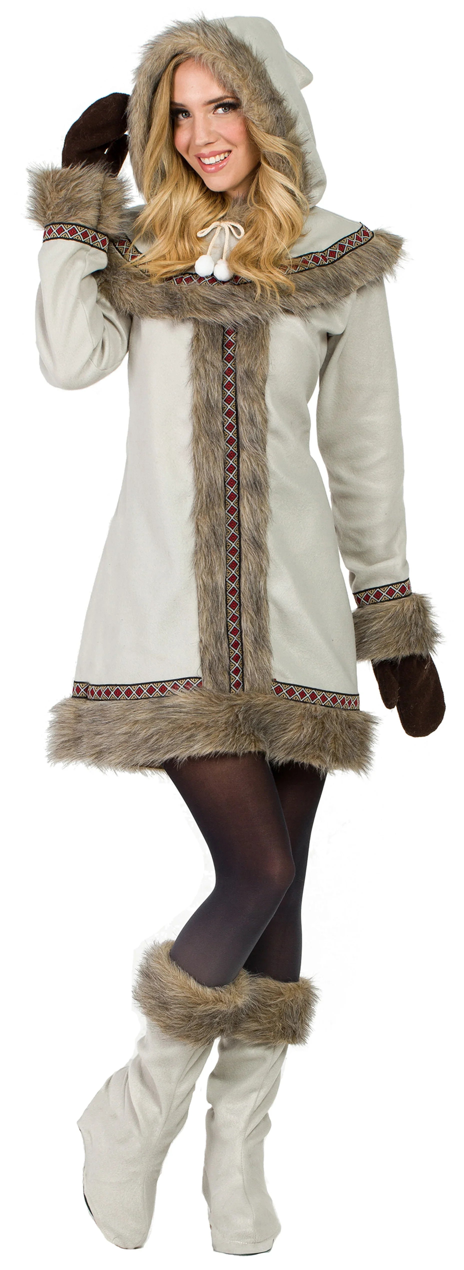 Disfraz de Esquimal Nórdica para Mujer Esquimales Kimokawaii