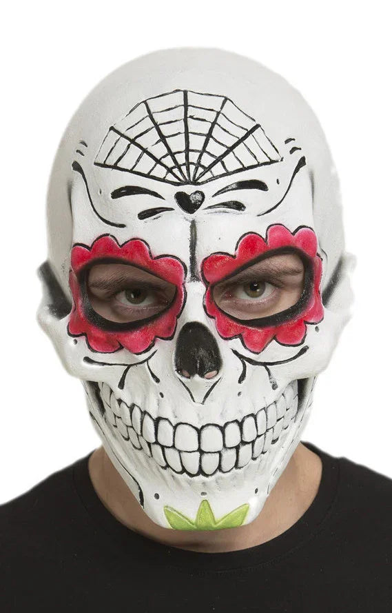 Máscara de Calavera Mexicana de Látex Catrina Viving