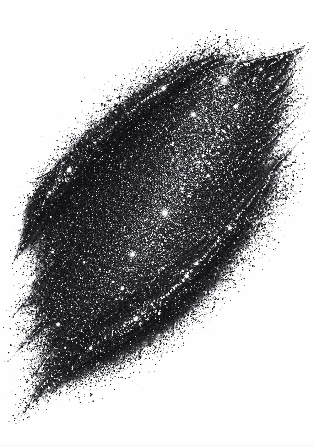 Barra de Maquillaje en Glitter Color Negro
