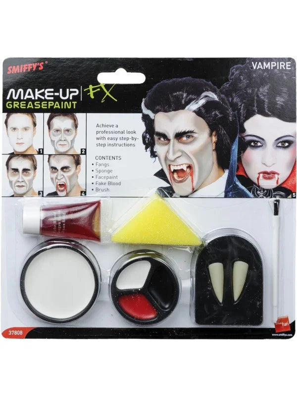 Kit de Maquillaje de Vampiro con Colmillos Kits de Maquillaje Smiffys