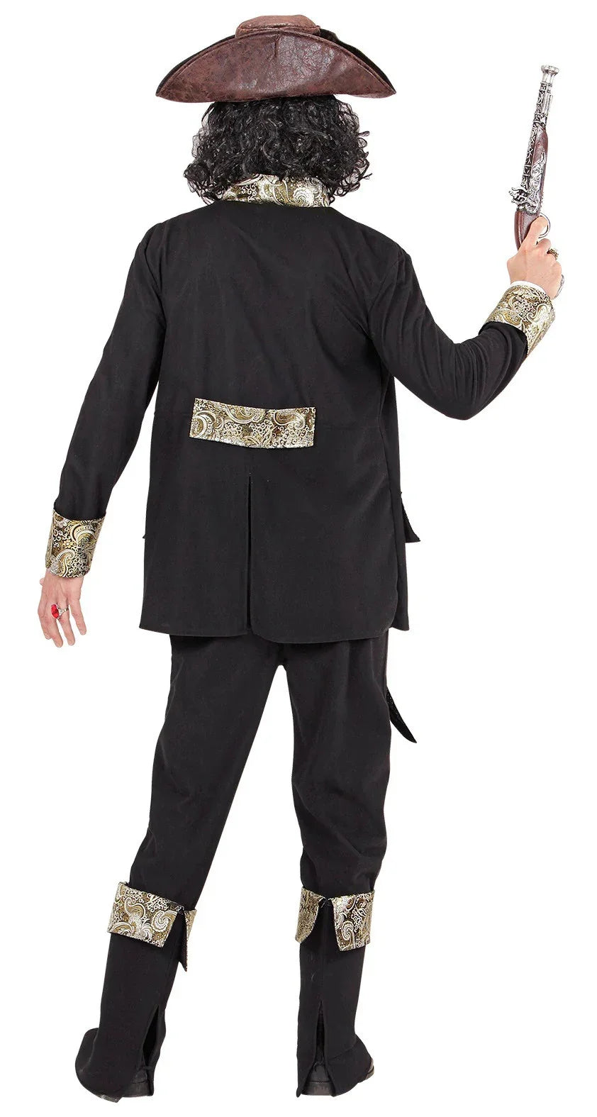 Disfraz de Pirata Negro para Hombre Piratas Widmann