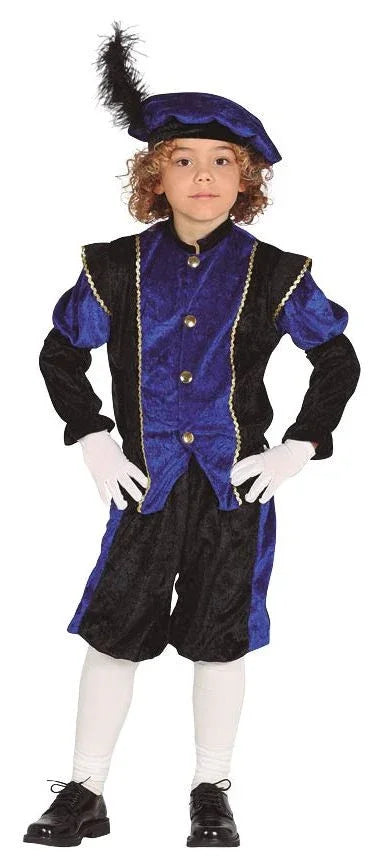 Disfraz de Paje de los Reyes Magos Azul Infantil Reyes Magos y Pajes Guirca