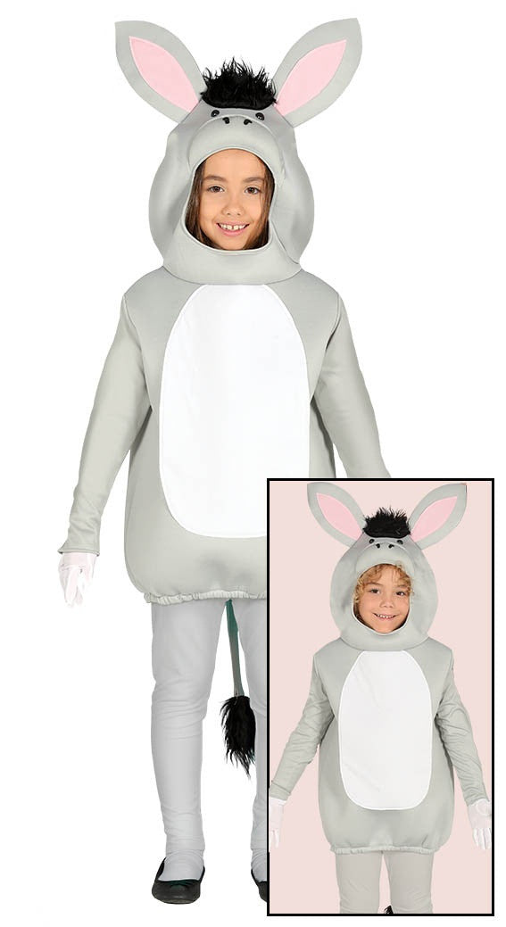 Disfraz de Mula Gris Infantil Animales Infantiles Guirca