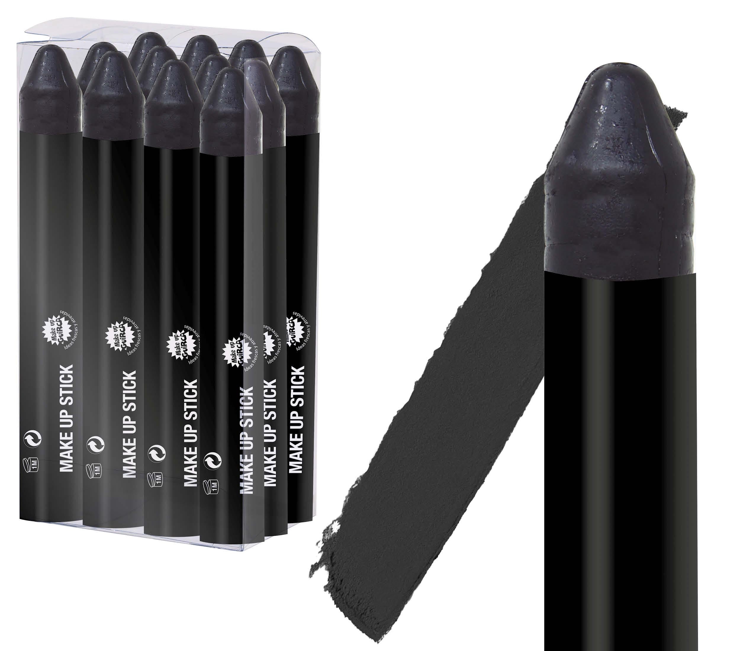 Pintura en Barra para Maquillaje en Colores Maquillajes y Pinturas Guirca Negro