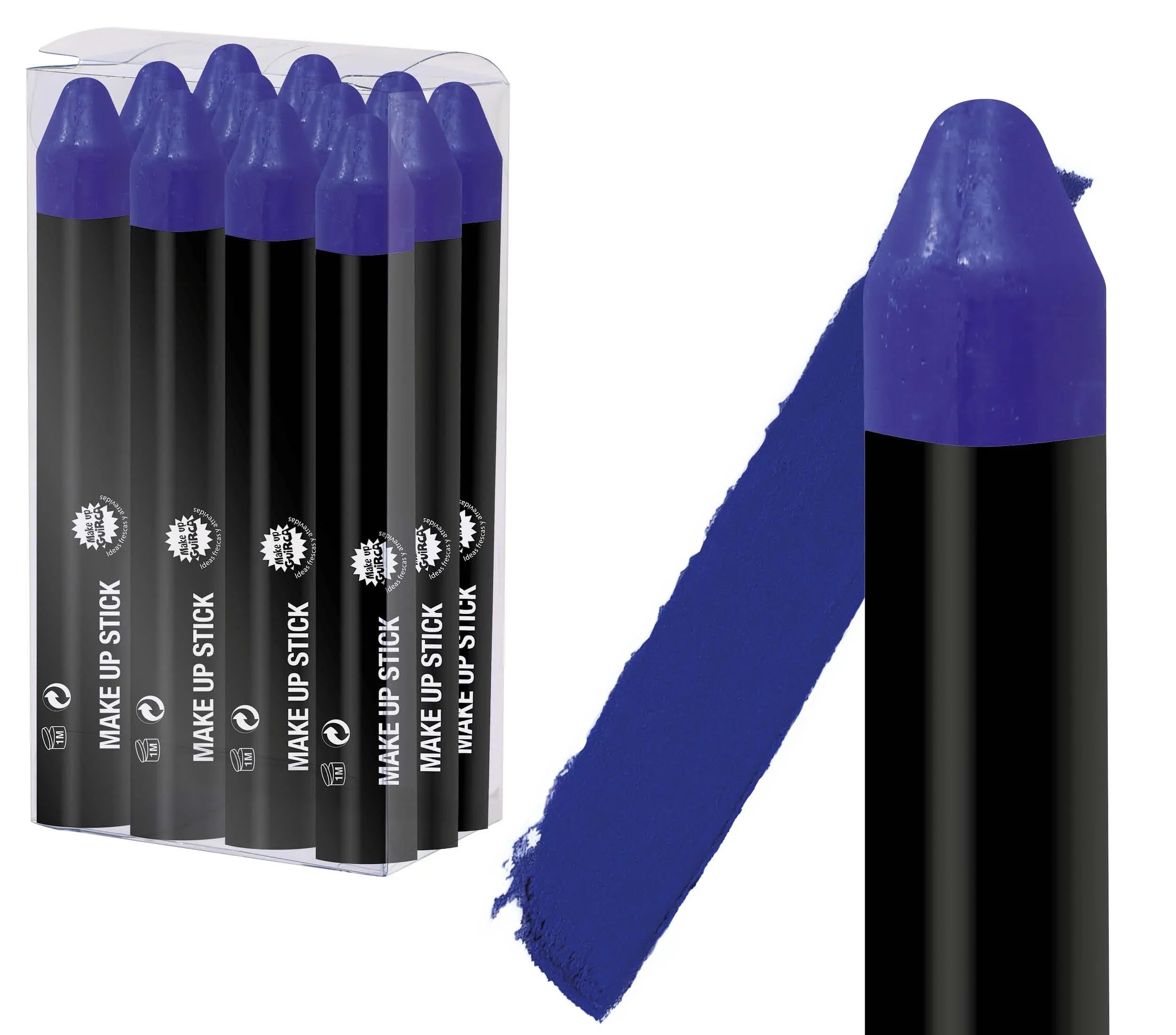 Pintura en Barra para Maquillaje en Colores Maquillajes y Pinturas Guirca Azul Oscuro