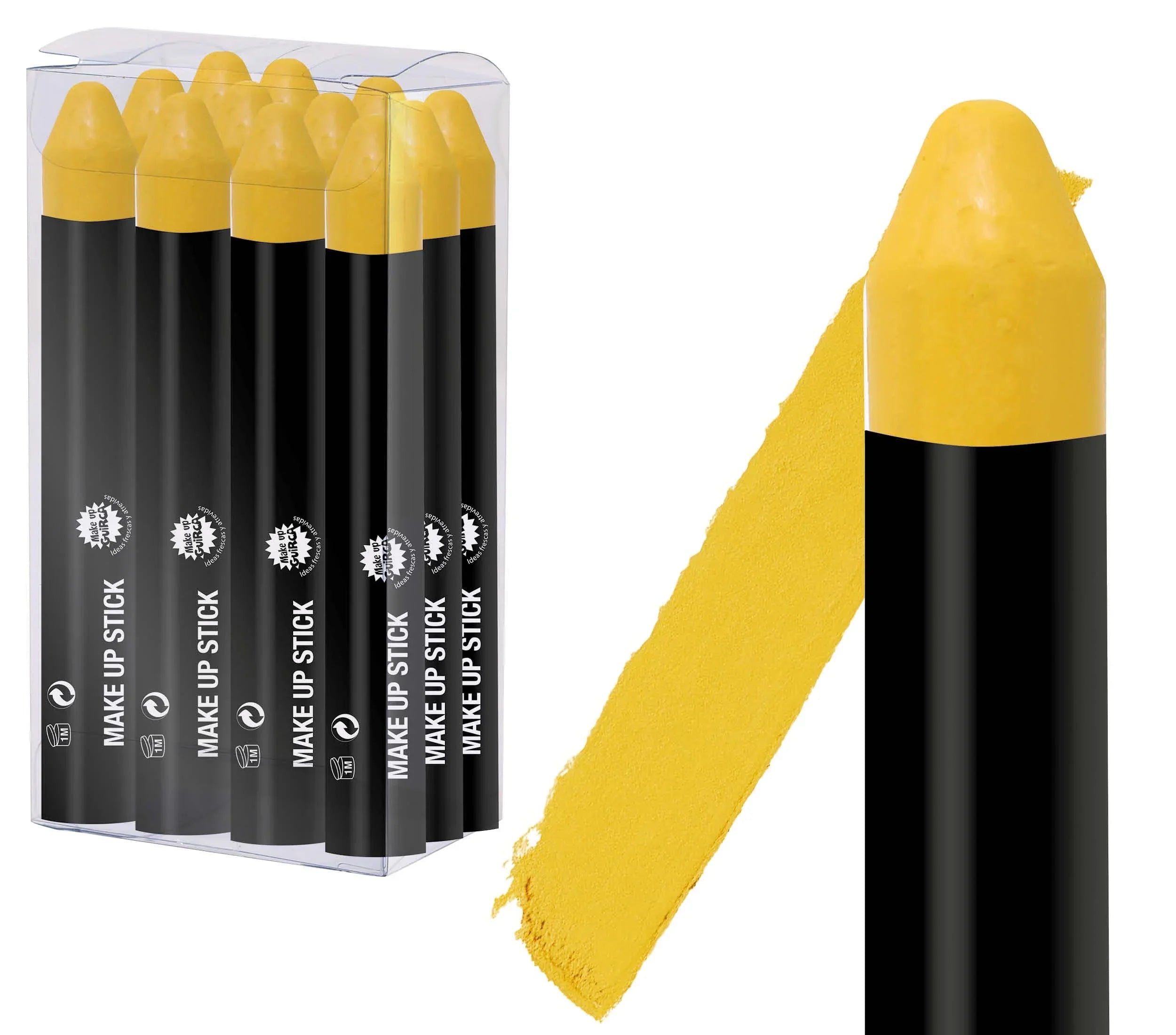 Pintura en Barra para Maquillaje en Colores Maquillajes y Pinturas Guirca Amarillo