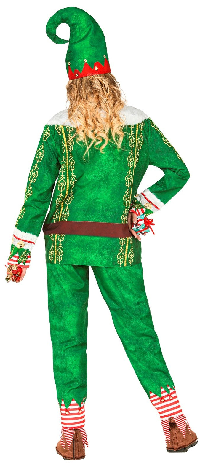Disfraz de Elfo de Navidad para Adulto Elfos Navideños Widmann