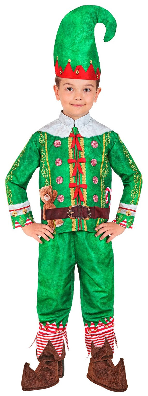 Disfraz de Elfo Ayudante de Papá Noel Infantil Elfos Navideños Widmann
