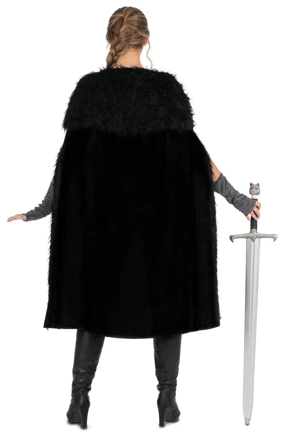 Disfraz de Vikinga Norteña con Capa para Mujer Vikingo Viving