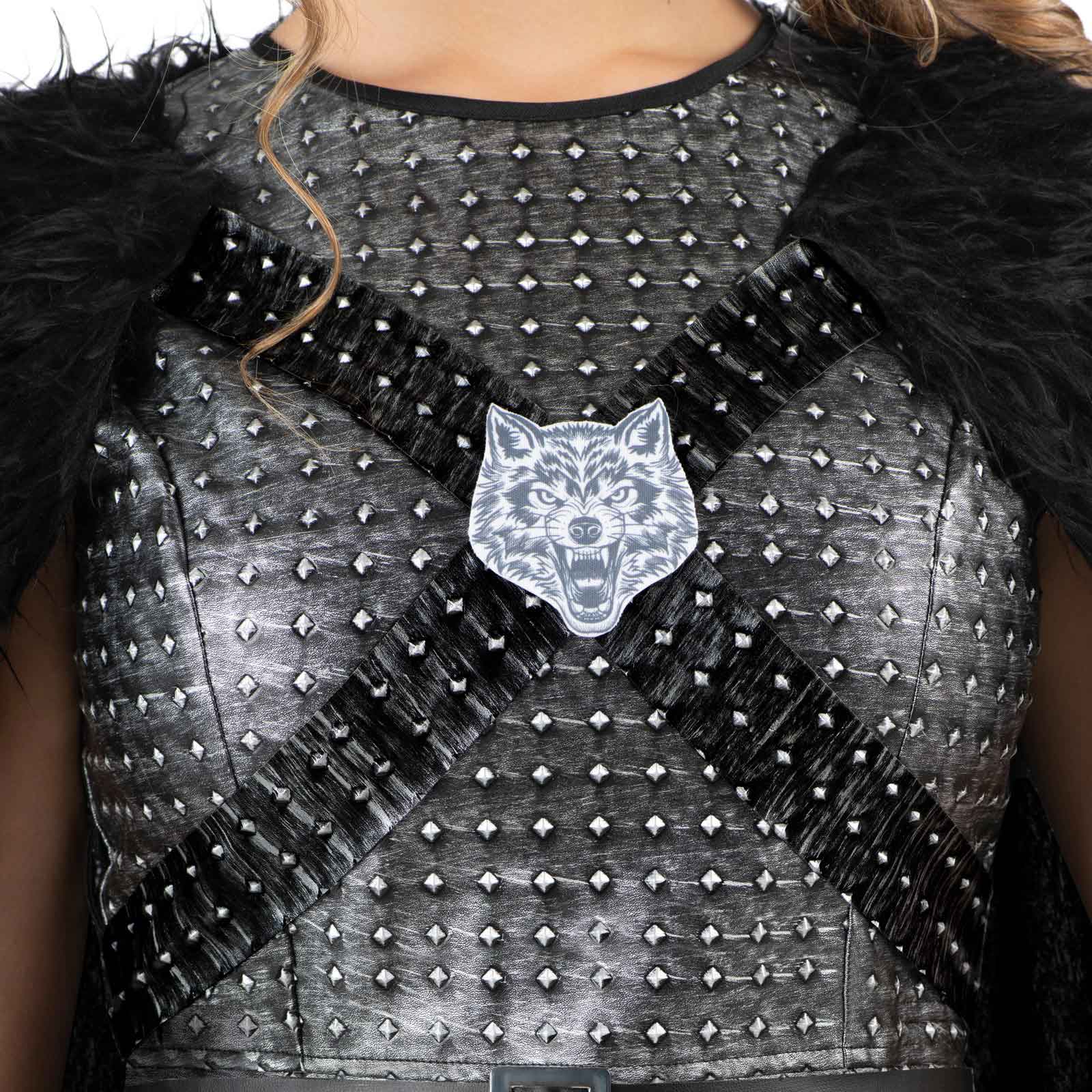 Disfraz de Vikinga Norteña con Capa para Mujer Vikingo Viving