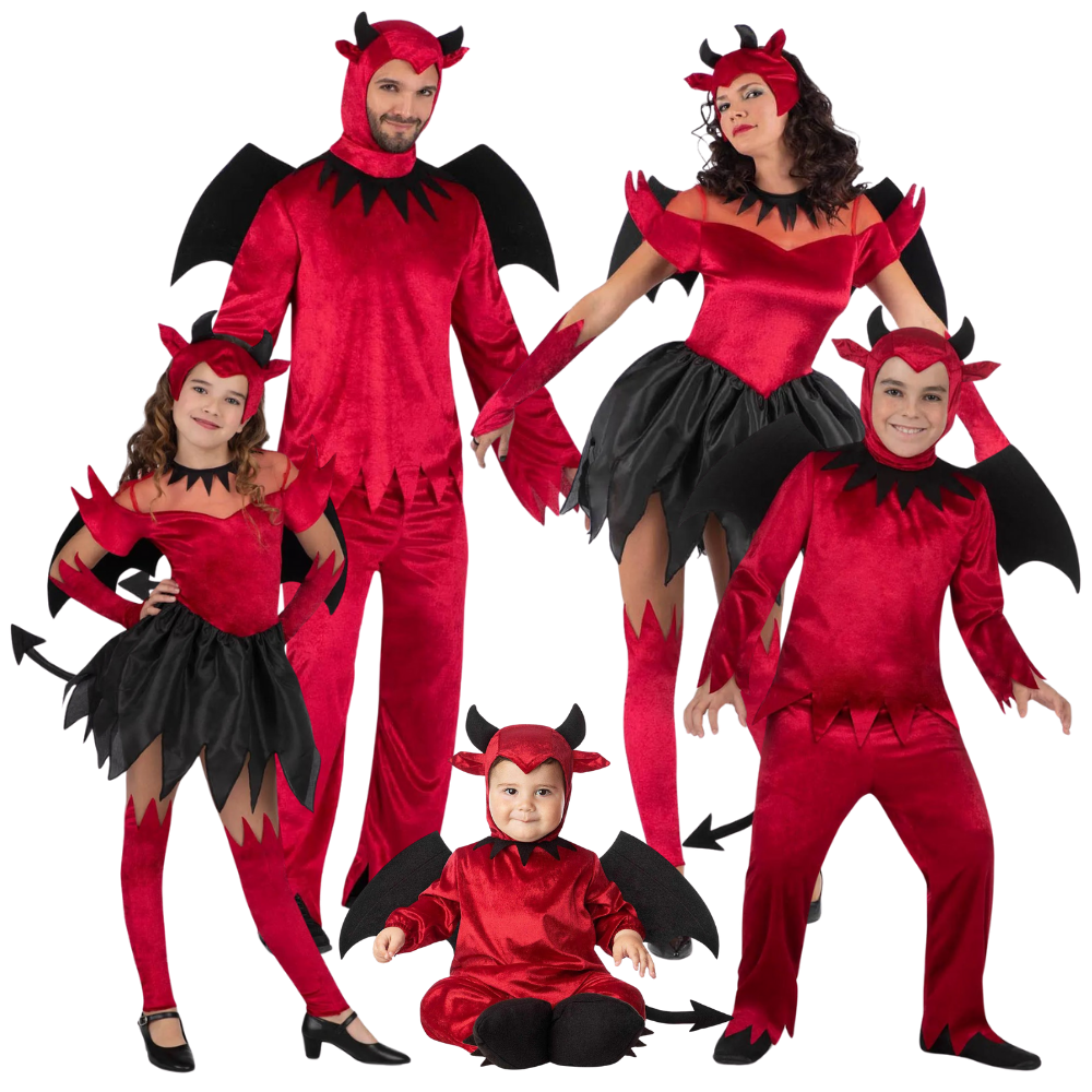 Disfraces para Grupo de Demonios con Alas Demonios Disfraces Simon