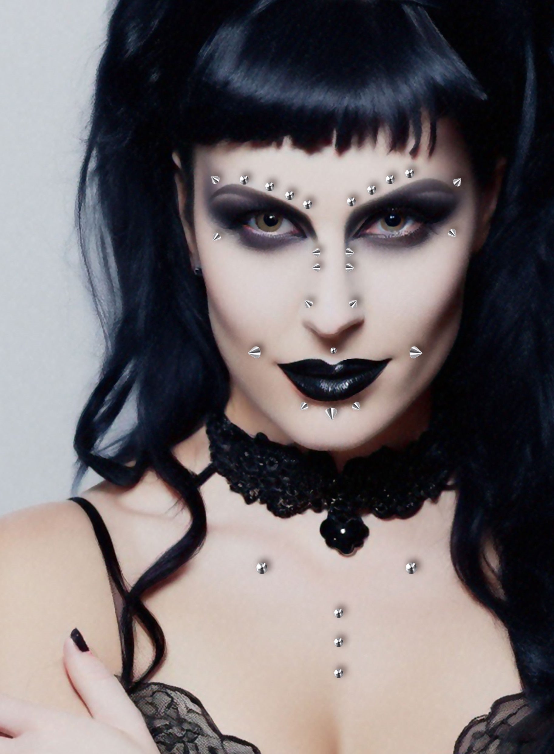 Pack de 30 Piercings Falsos con Punta y Autoadhesivo