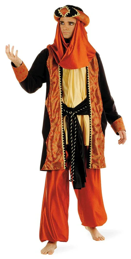 Disfraz de Sultán Árabe Premium para Hombre Árabes Limit Sport