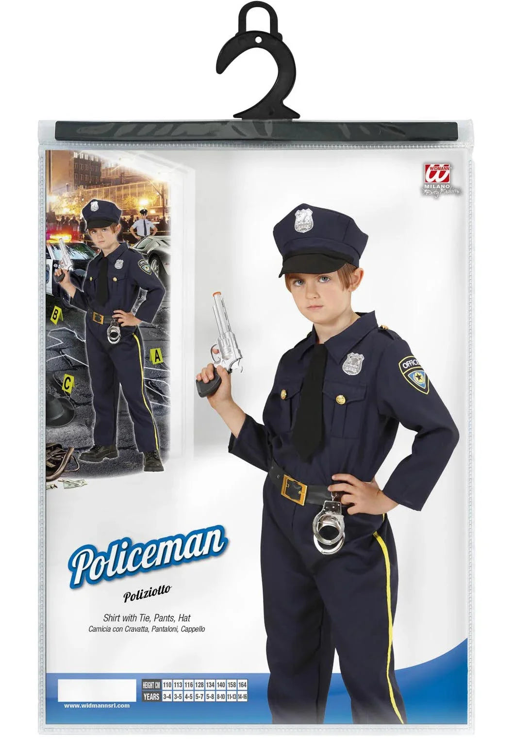 Disfraz de Policía para Niño INFANTILES Widmann