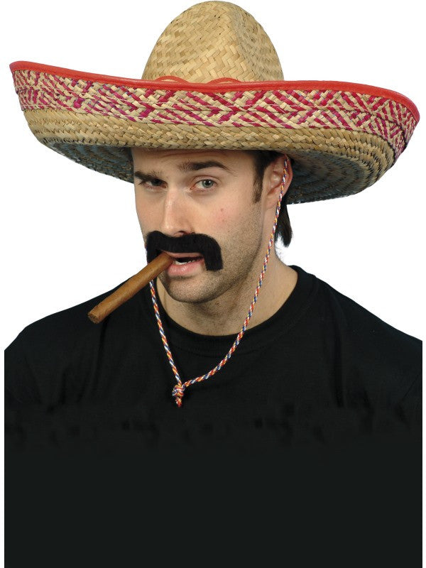 Sombrero de Paja de Mejicano para Adulto Complementos Mexicanos Smiffys
