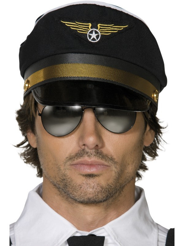 Gorra de Piloto Capitán de Avión Pilotos y Aviadores Smiffys