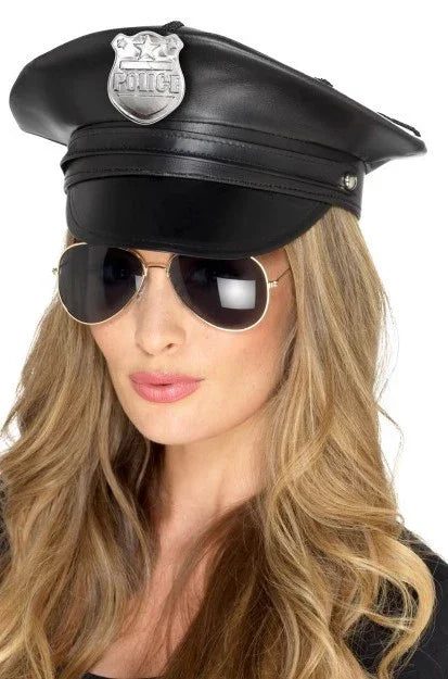 Gorra de Policía Premium Complementos Polis y Presos Smiffys