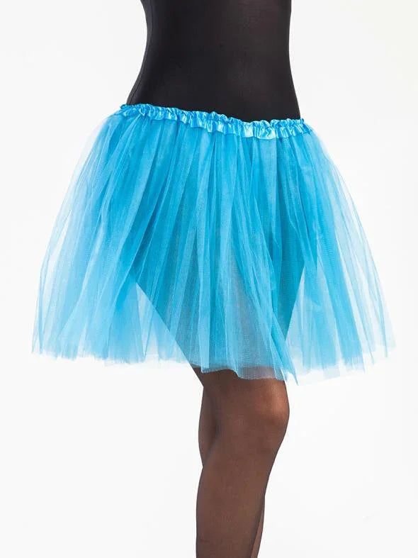 Tutú Azul Celeste Largo de 40cms para Mujer Tutús Kimokawaii