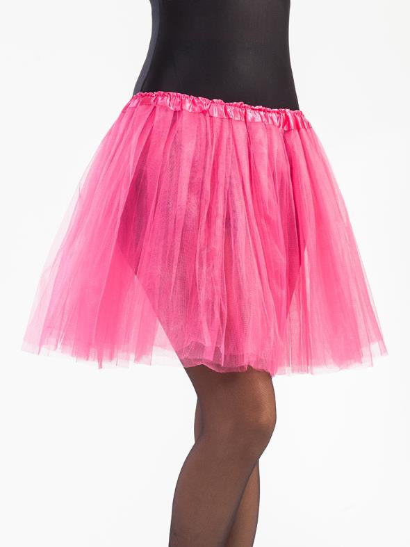 Tutú Rosa Fucsia Largo de 40cms para Mujer Tutús Kimokawaii