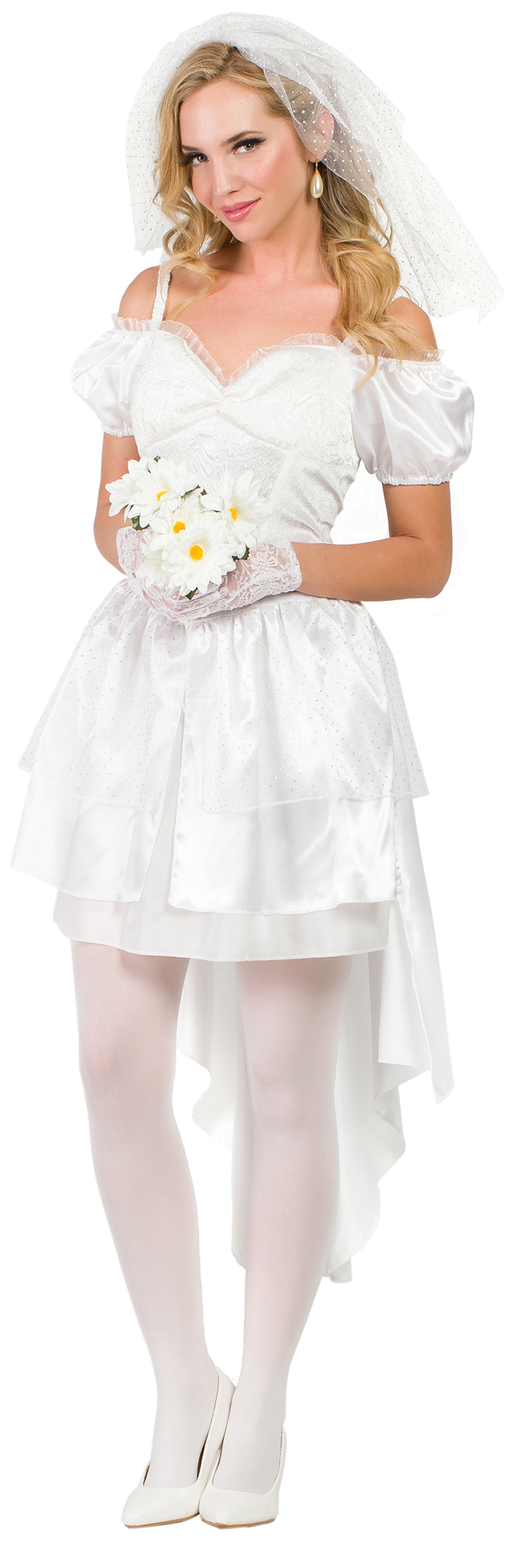 Disfraz de Novia para Adulto Despedidas Soltero/a Kimokawaii