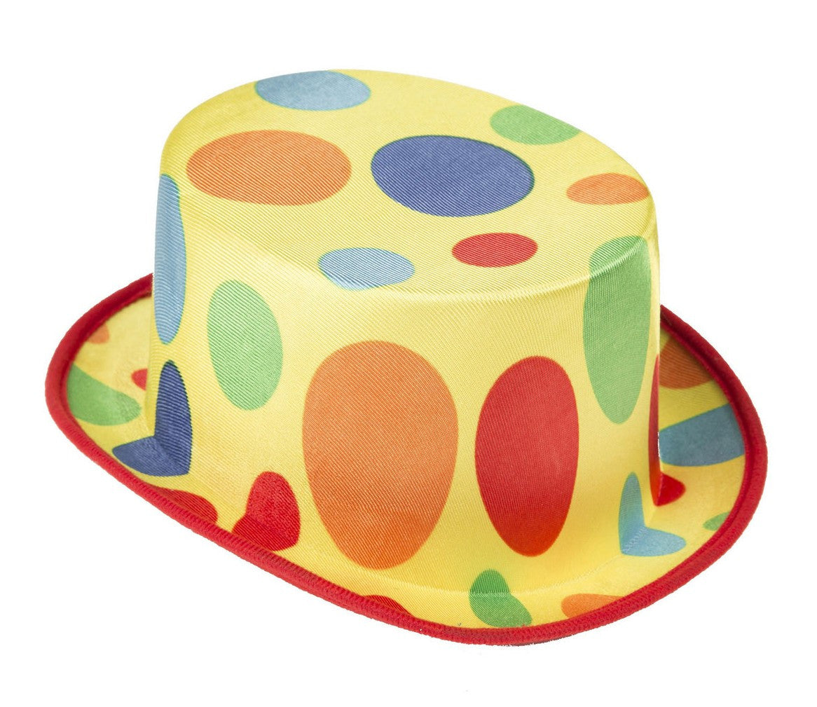 Chistera de Payaso con Lunares Multicolor Complementos Payasos Viving