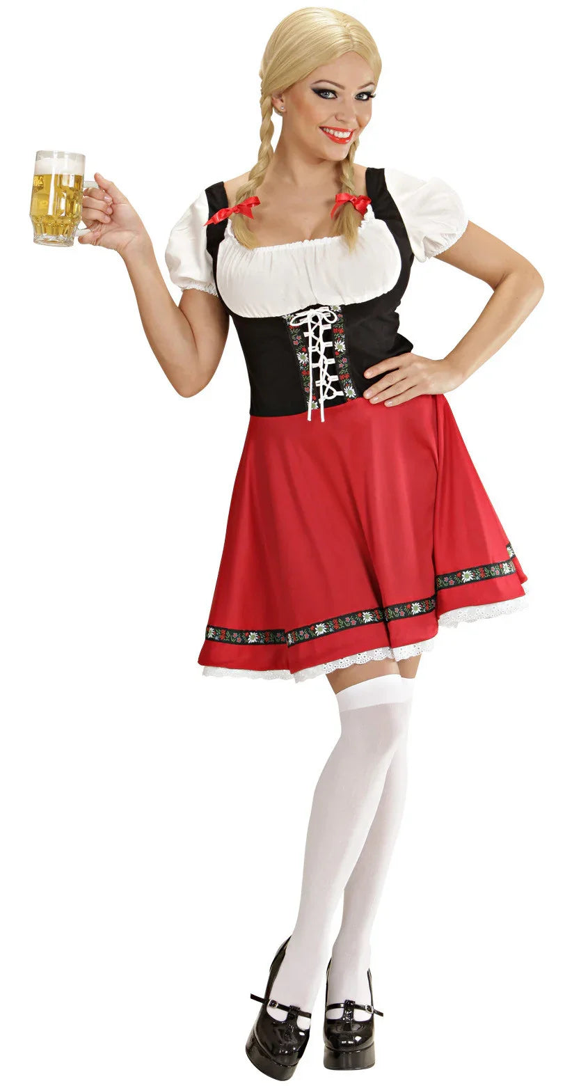 Disfraz de Tirolesa Clásico para Mujer Tiroleses Oktoberfest Widmann