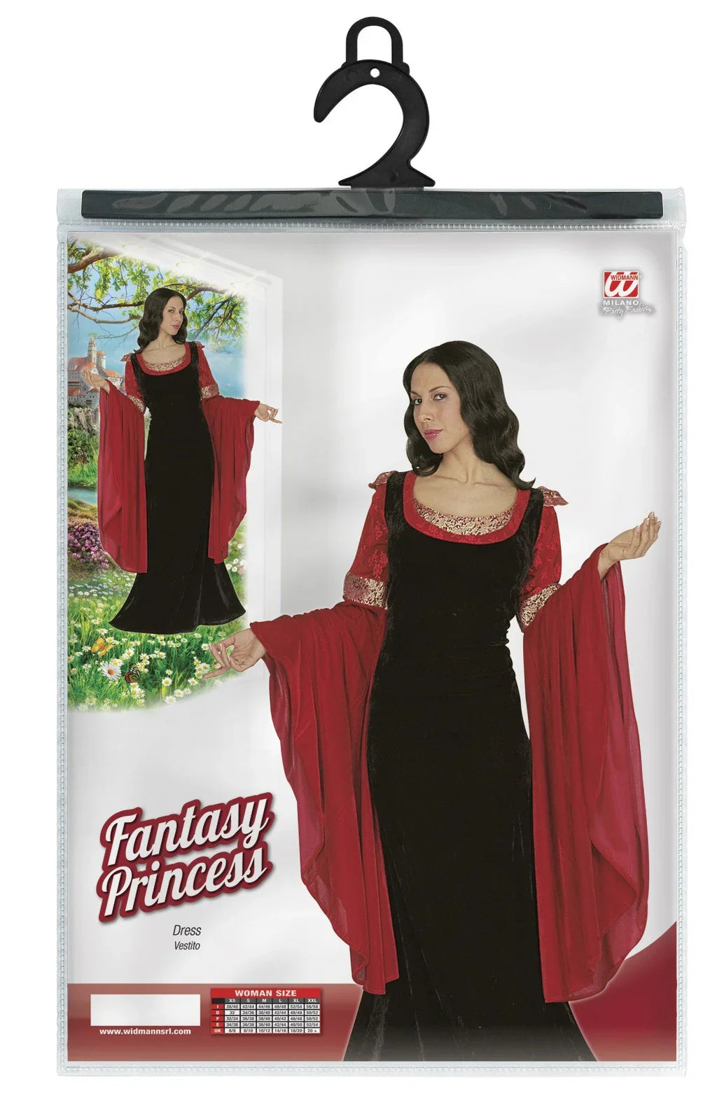 Disfraz de Princesa Medieval para Adulto Adultos Widmann