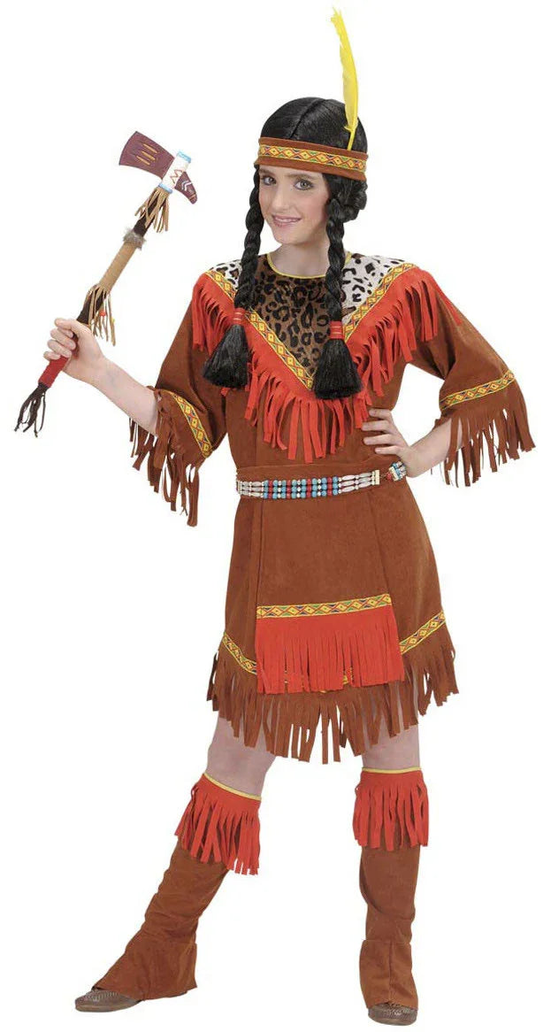 Disfraz de Niña India INFANTILES Widmann