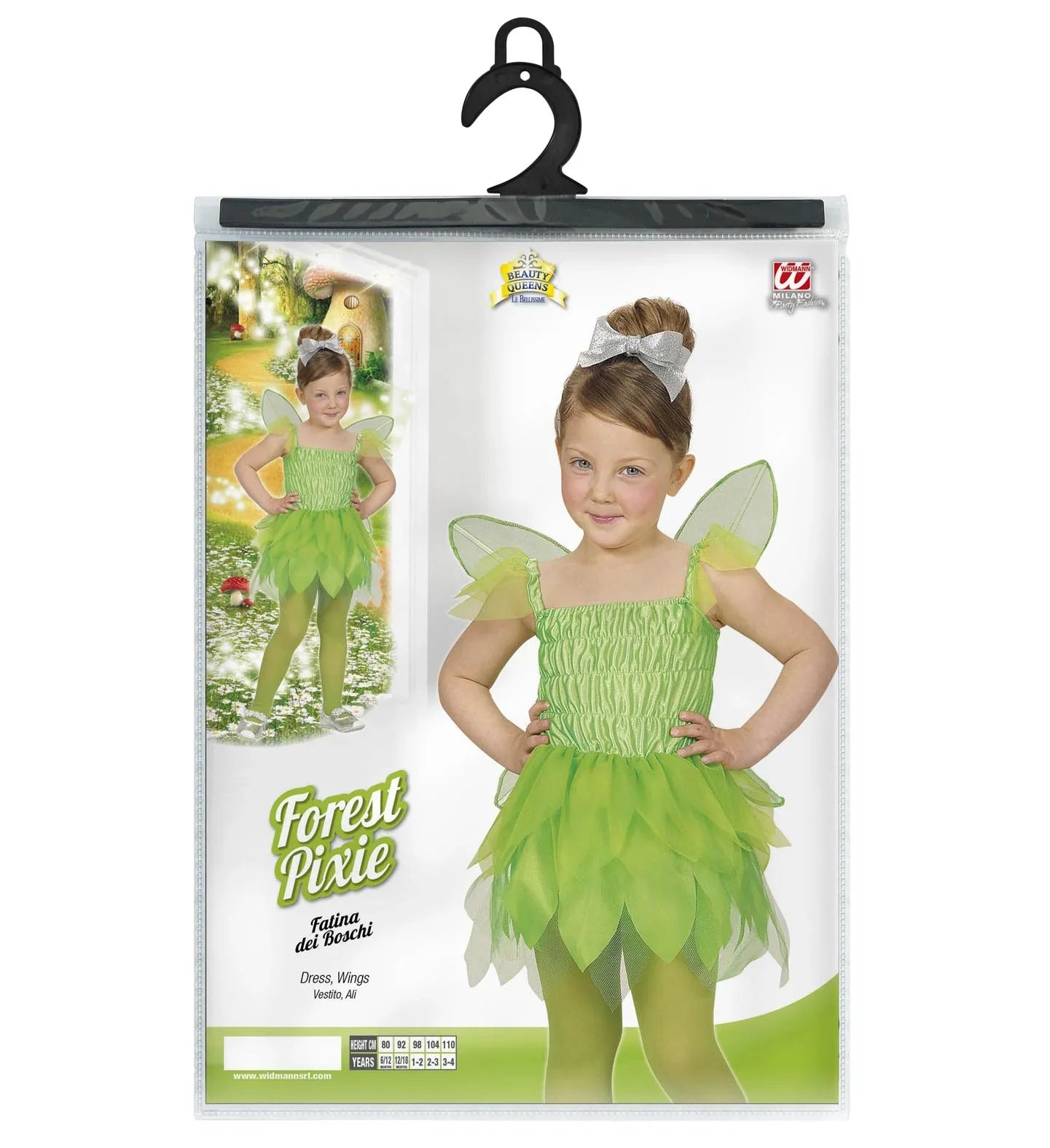 Disfraz de Campanilla para Niña INFANTILES Widmann