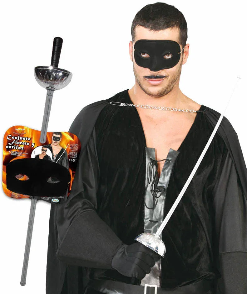 Florete de Mosquetero con Antifaz Complementos Mosqueteros Guirca