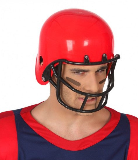 Casco de Fútbol Americano Rojo Cascos Atosa