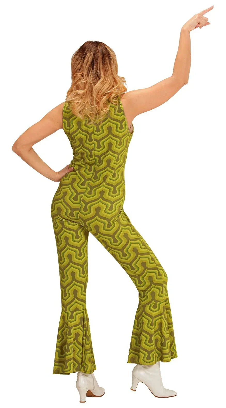 Disfraz Disco Años 70 Verde Pistacho para Mujer Disco Widmann