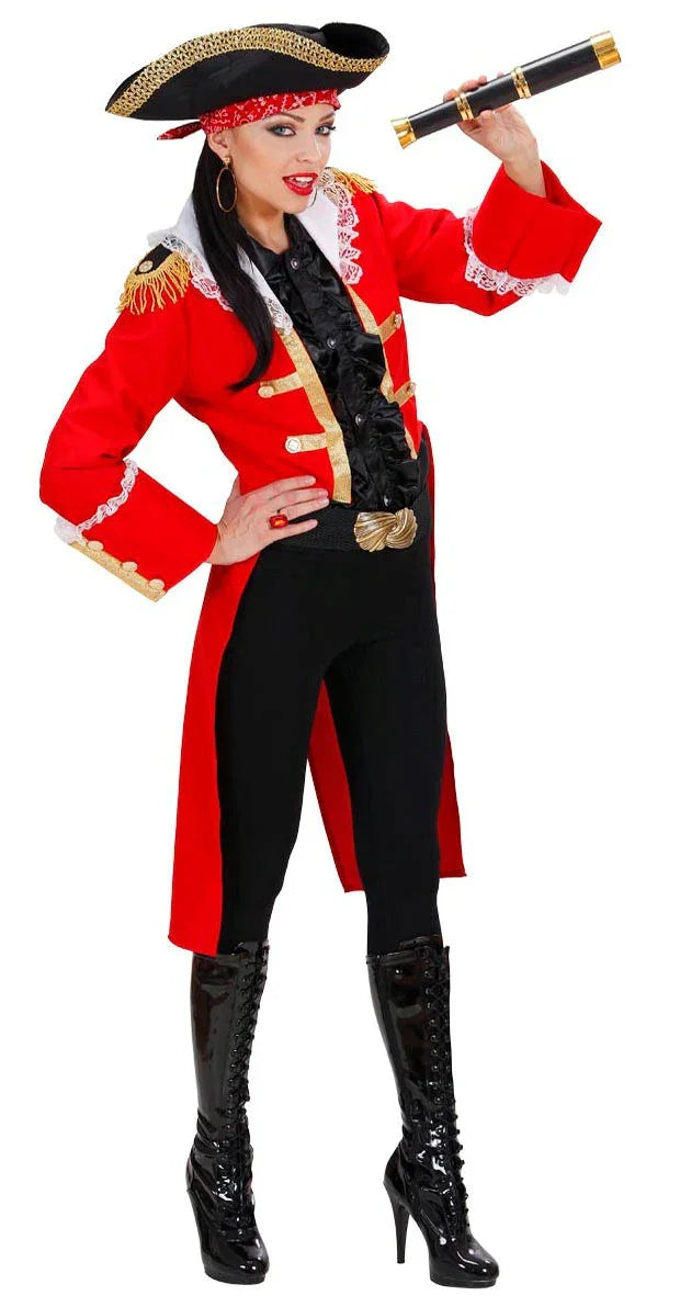 Disfraz de Capitán Pirata para Mujer Piratas Widmann