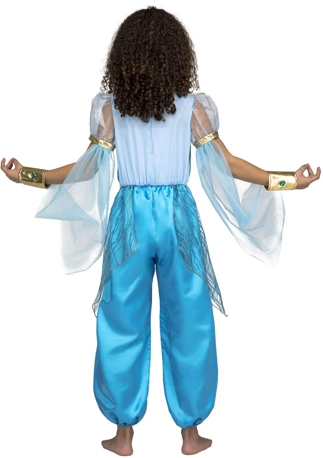 Disfraz de Shine Azul para Niña Shimmer y Shine Viving