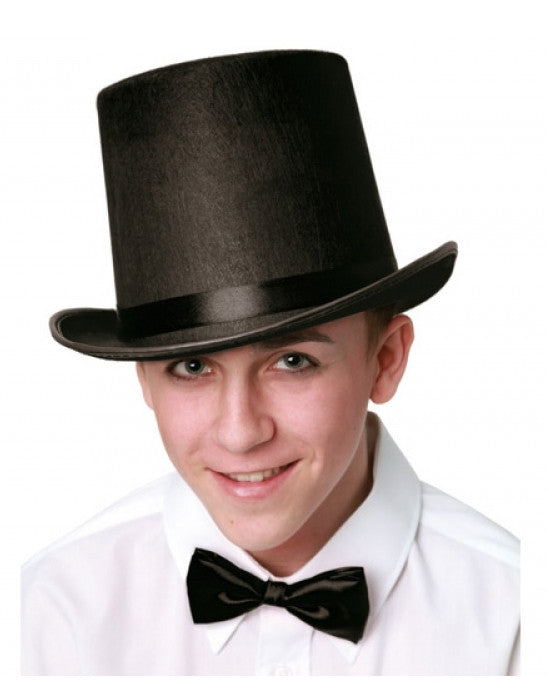 Chistera Negra Alta de Adulto Sombreros y Gorros EuroCarnavales