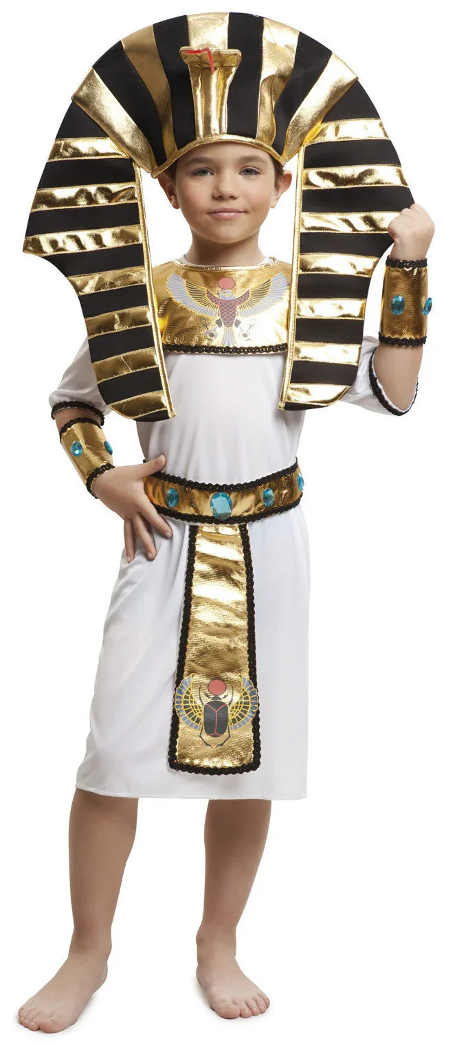 Disfraz de Faraón Elegante para Niño Egipcio Viving