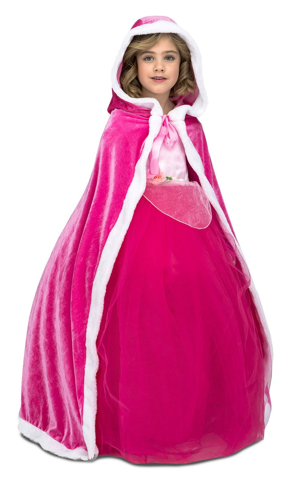 Capa Rosa de Princesa Infantil Complementos Princesas Viving