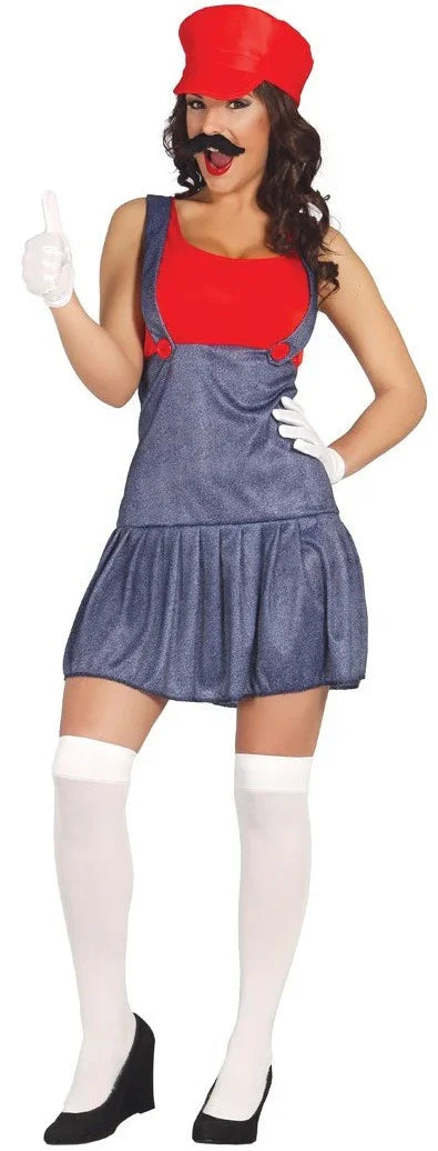 Disfraz de Super Mario Bros para Mujer Super Mario Bros y Luigi Guirca