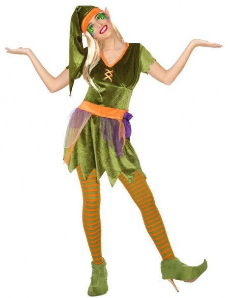 Disfraz de Duende del Bosque para Mujer Hadas, Duendes y Elfos Atosa