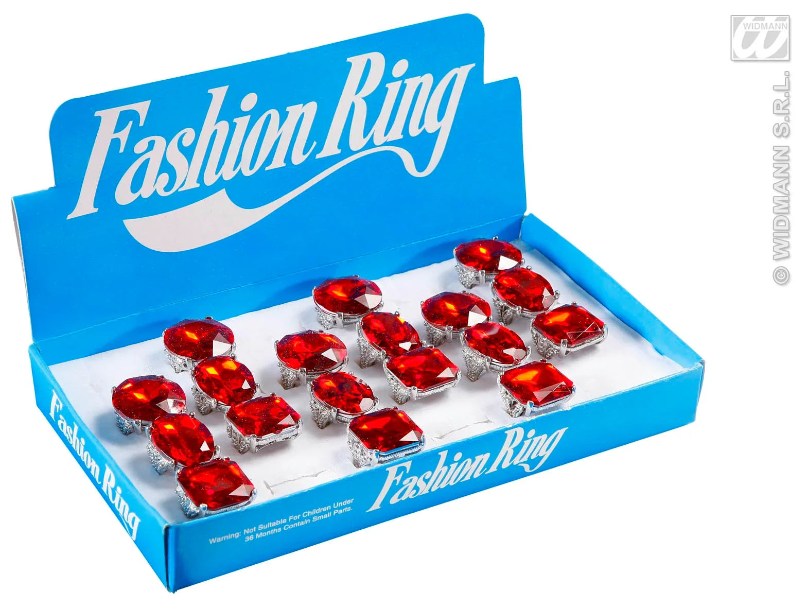 Anillos rojos en distintas formas Joyas y Bisutería Widmann