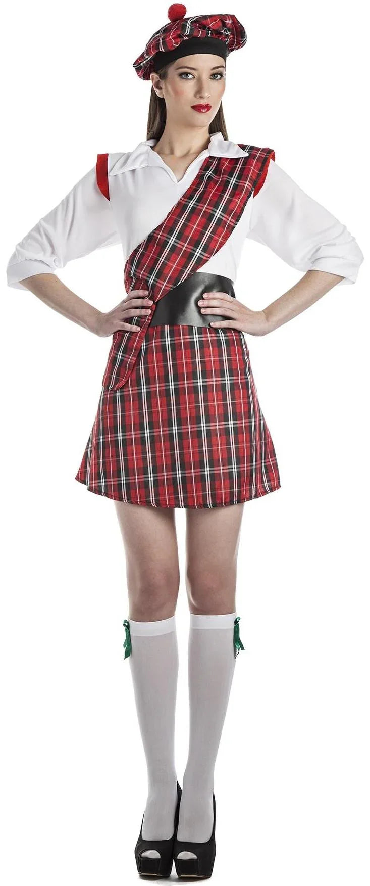 Disfraz de Escocesa para Mujer Escocés Kimokawaii