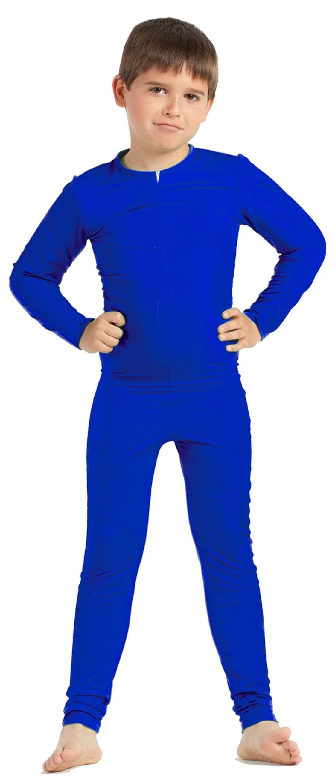 Malla Azul de Cuerpo Entero Infantil Mallas y Maillots Kimokawaii