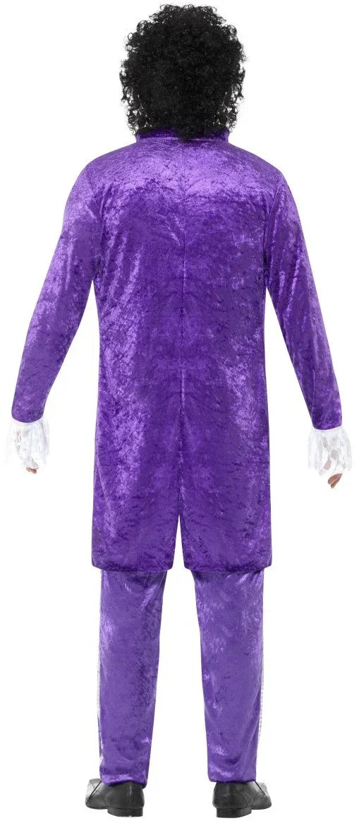 Disfraz de Prince Morado para Hombre Músicos y Cantantes Smiffys