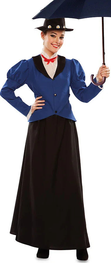 Disfraz de Mary Poppins Niñera Mágica para Mujer Dibujos Animados y Cuentos EuroCarnavales