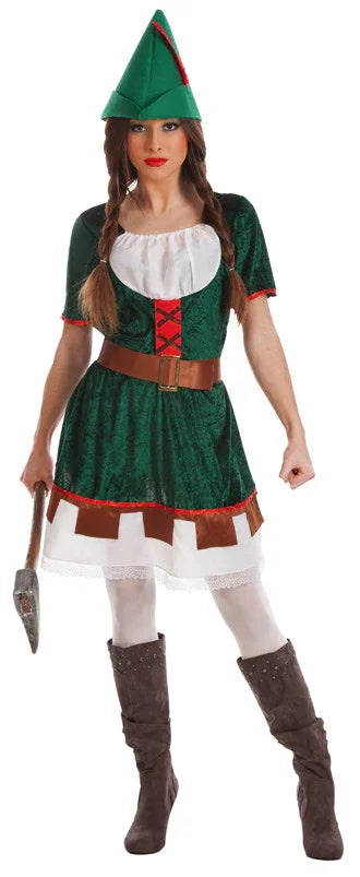 Disfraz de Robin Hood para Mujer Robin Hood y Arquero El Rey del Carnaval